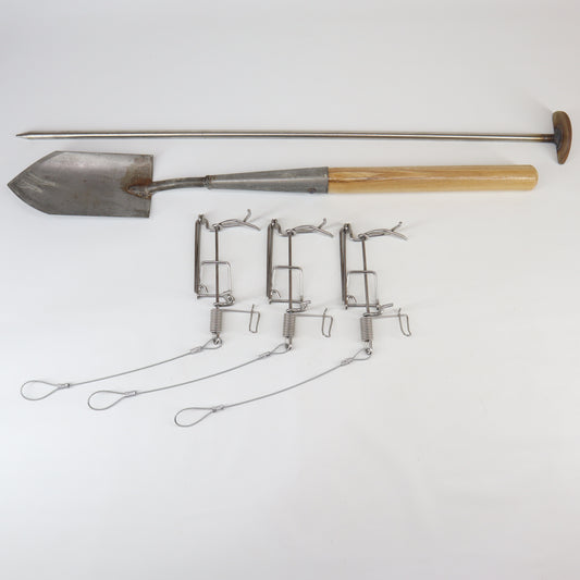 Worlds Best Gopher Traps, Probe Tool & Trappers Trowel Bundle