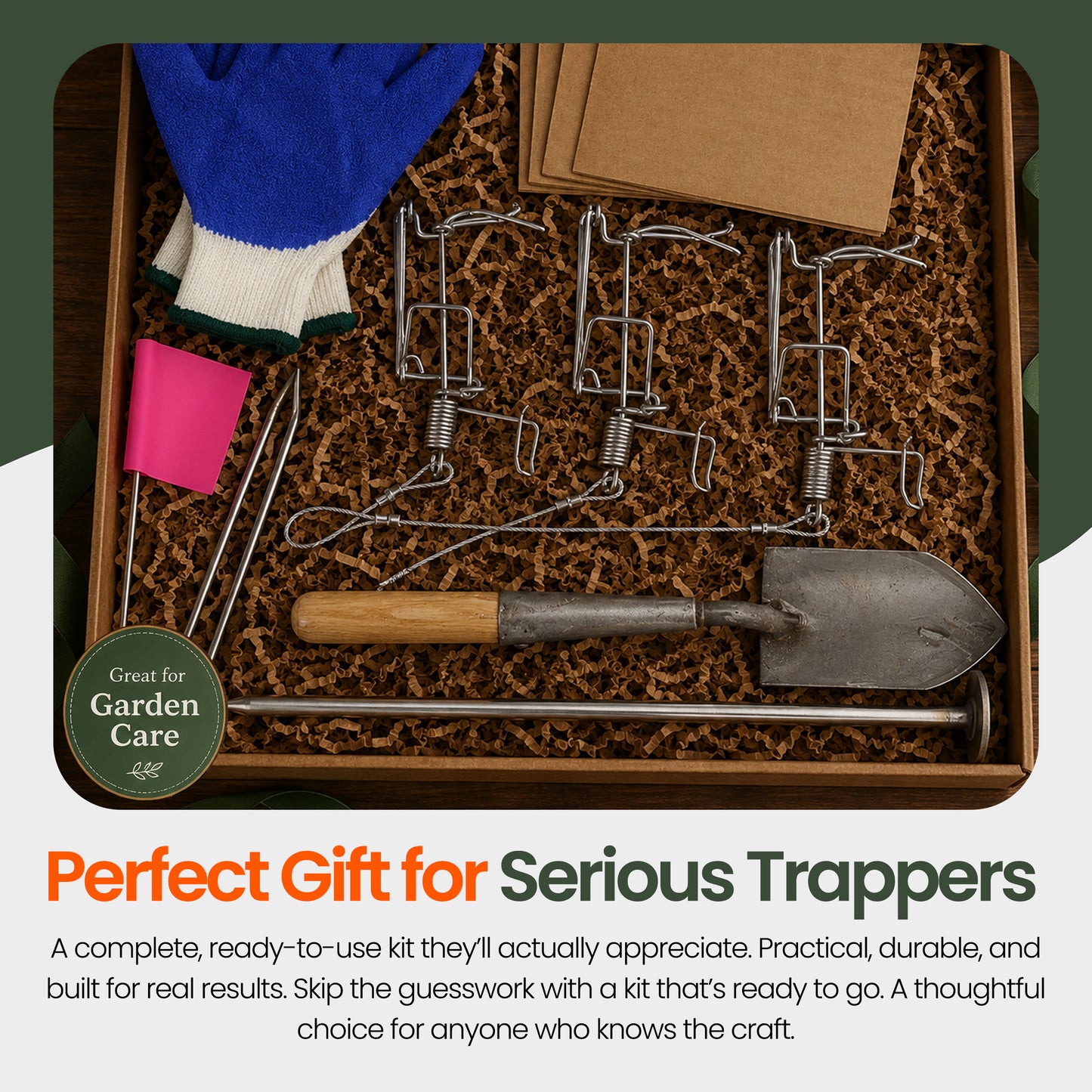 Deluxe Gopher Trapping Kit | Traps, Tools & Video Training Included